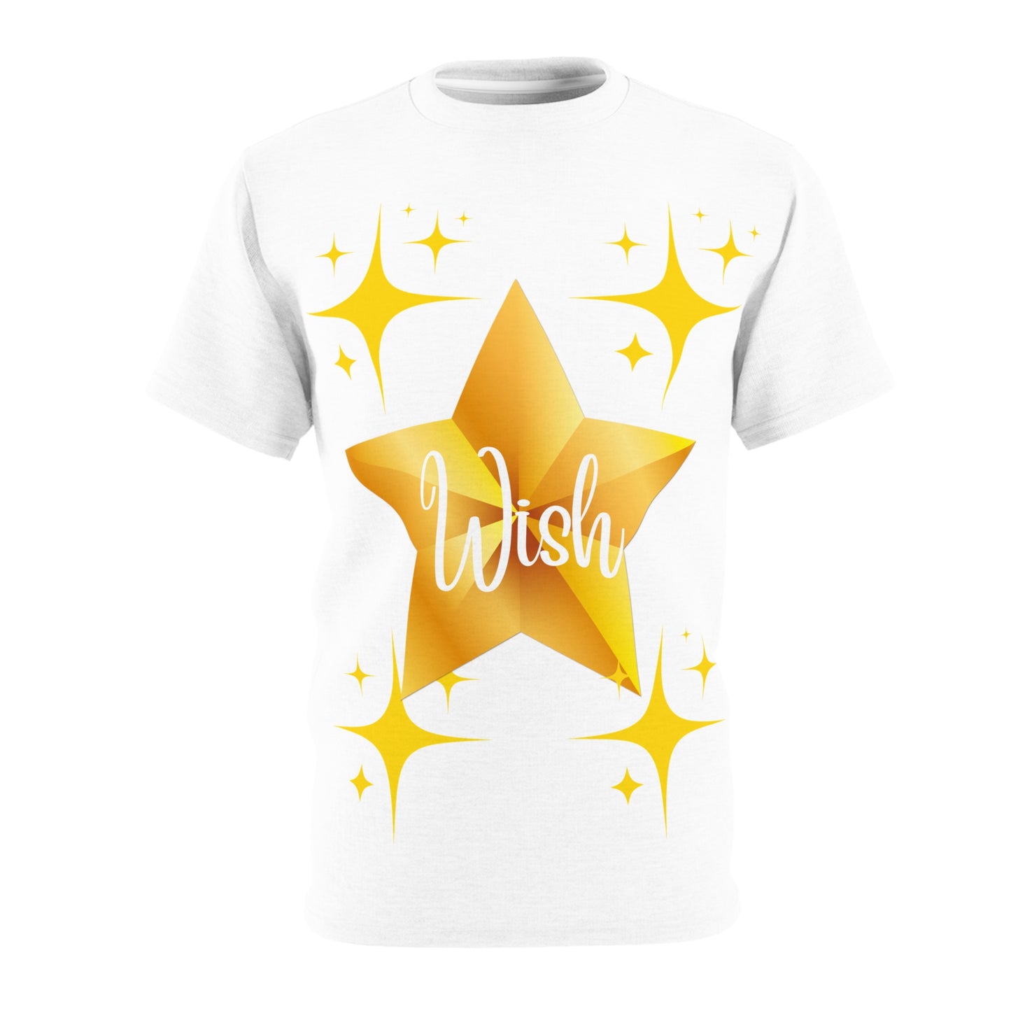 Golden Star Wish Unisex Tee - Inspirational Design