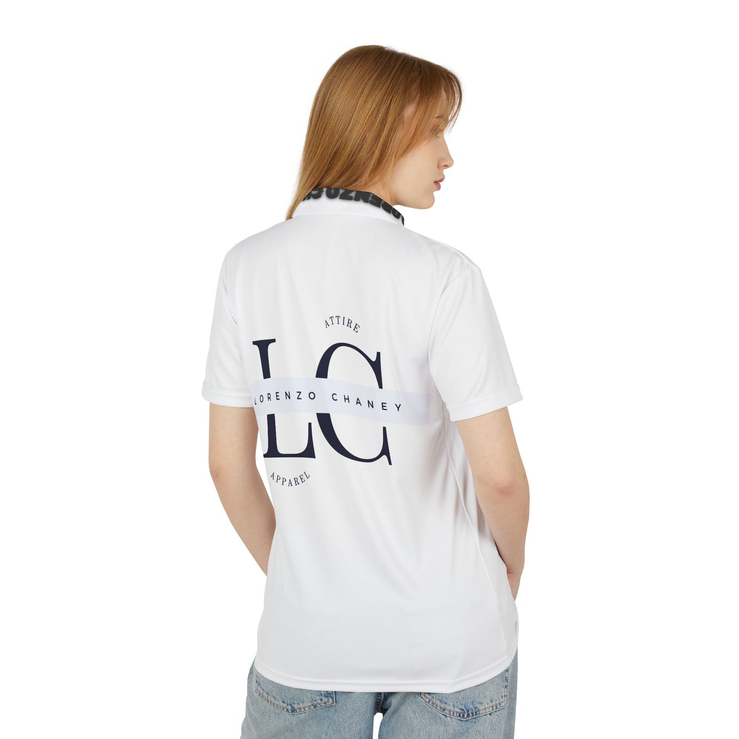 Stylish Unisex Polo Shirt with Lorenzo Chaney Logo - Versatile Casual Wear