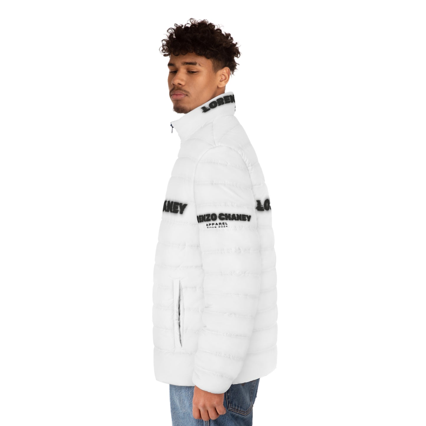 Men's Puffer Jacket - Stylish Winter Wear with Lorenzo Chaney Design