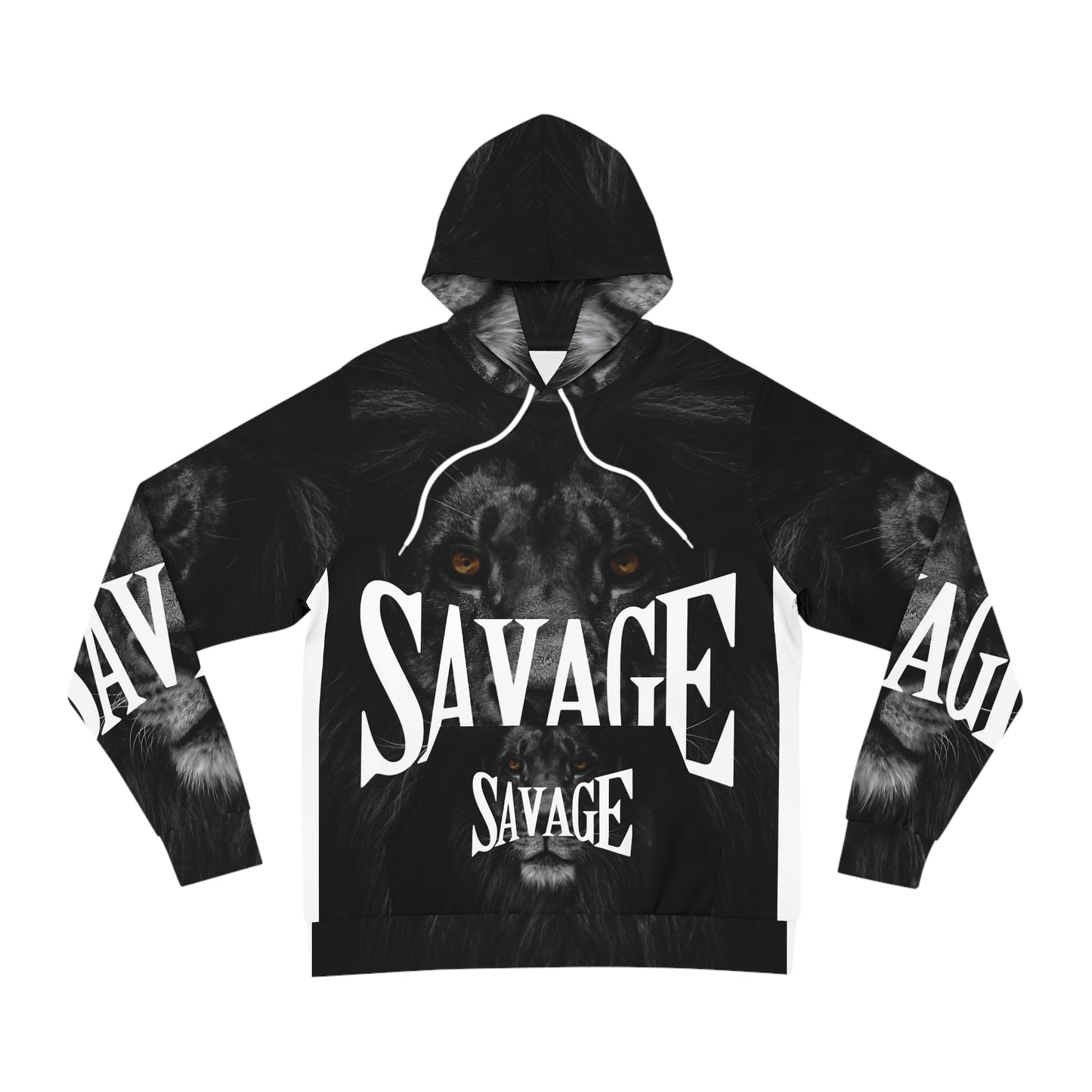 Savage Lion Graphic Hoodie - Fierce and Bold Streetwear