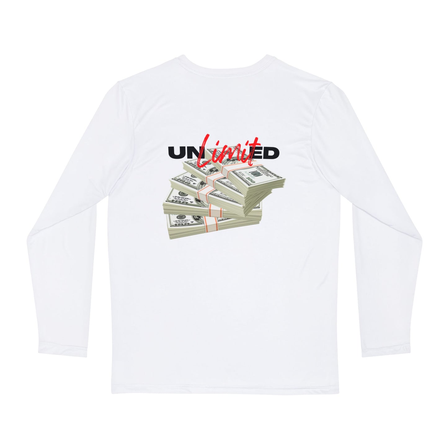 Men's Long Sleeve Shirt - 'Unlimited' Cash Design