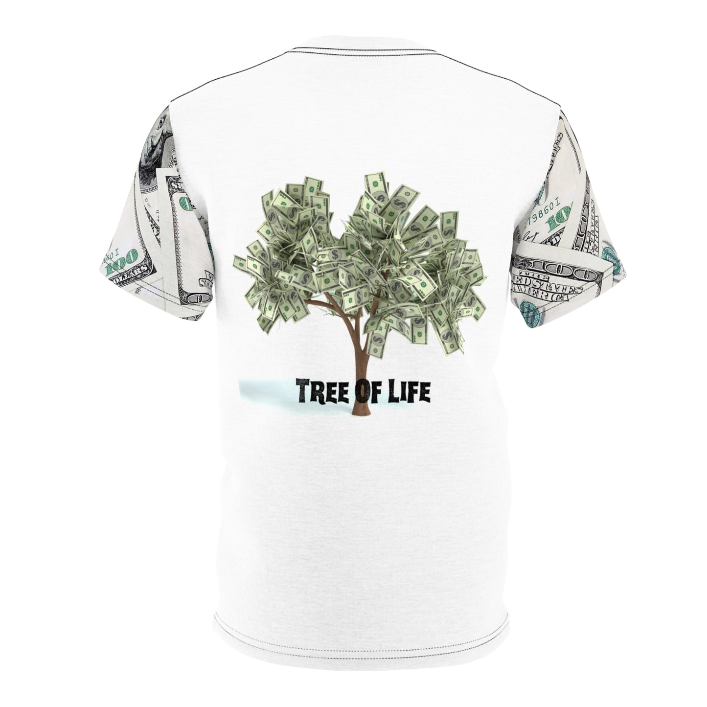 Tree of Life Money Tee - Unisex Cut & Sew Graphic T-Shirt