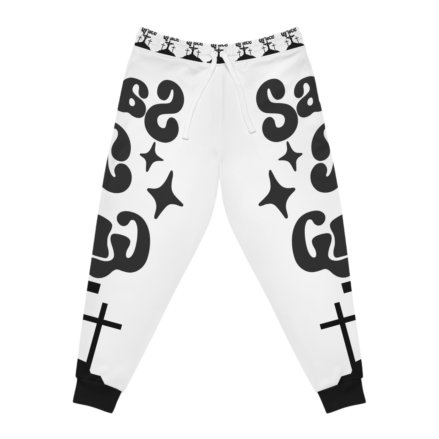 Saved By Grace Athletic Joggers (AOP)