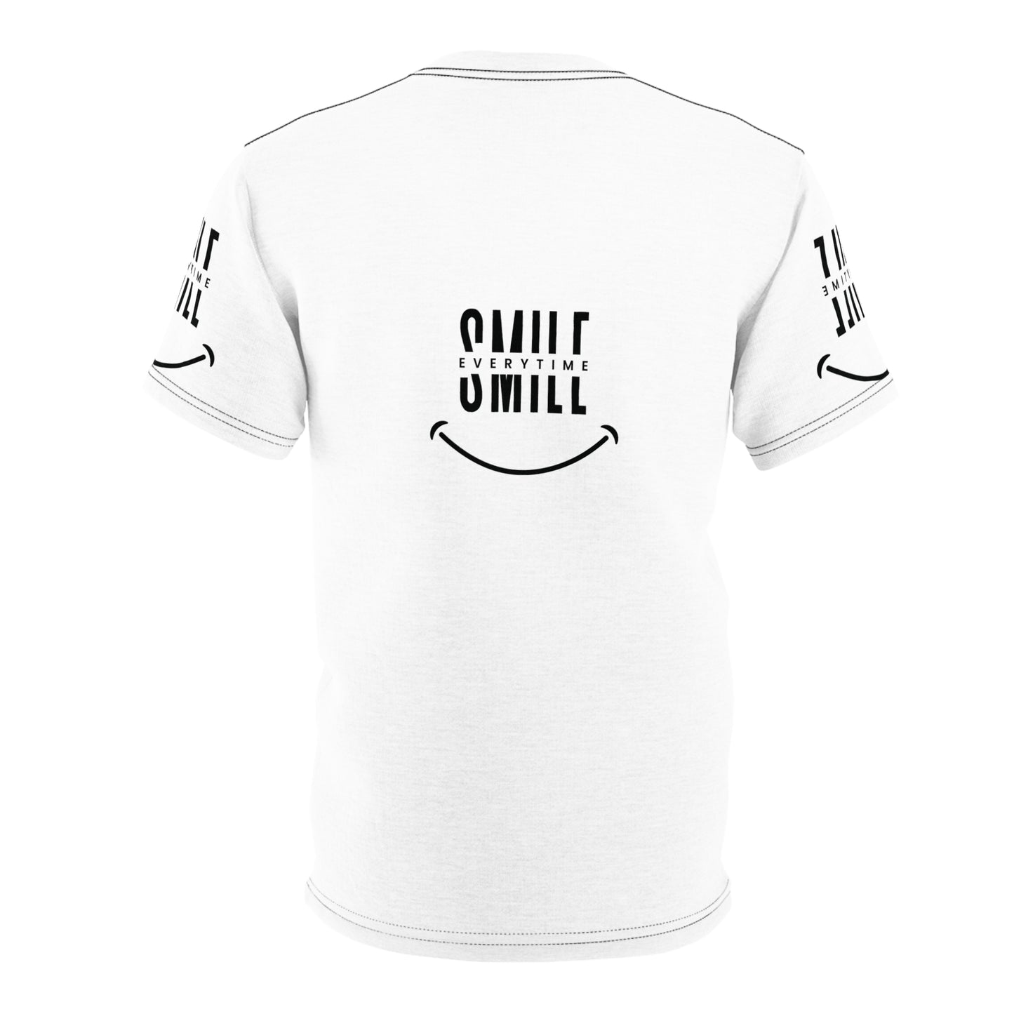 Smile Every Time Unisex Cut & Sew Tee - Comfortable Graphic Shirt for Positivity