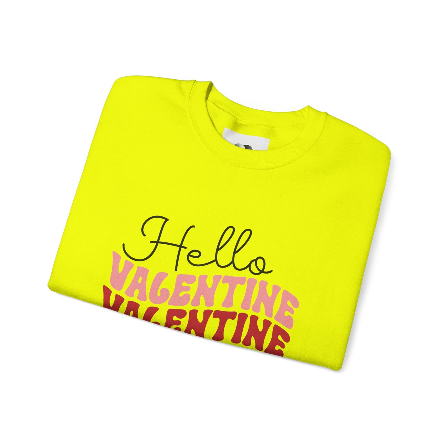 Hello Valentine Unisex Heavy Blend Crewneck Sweatshirt