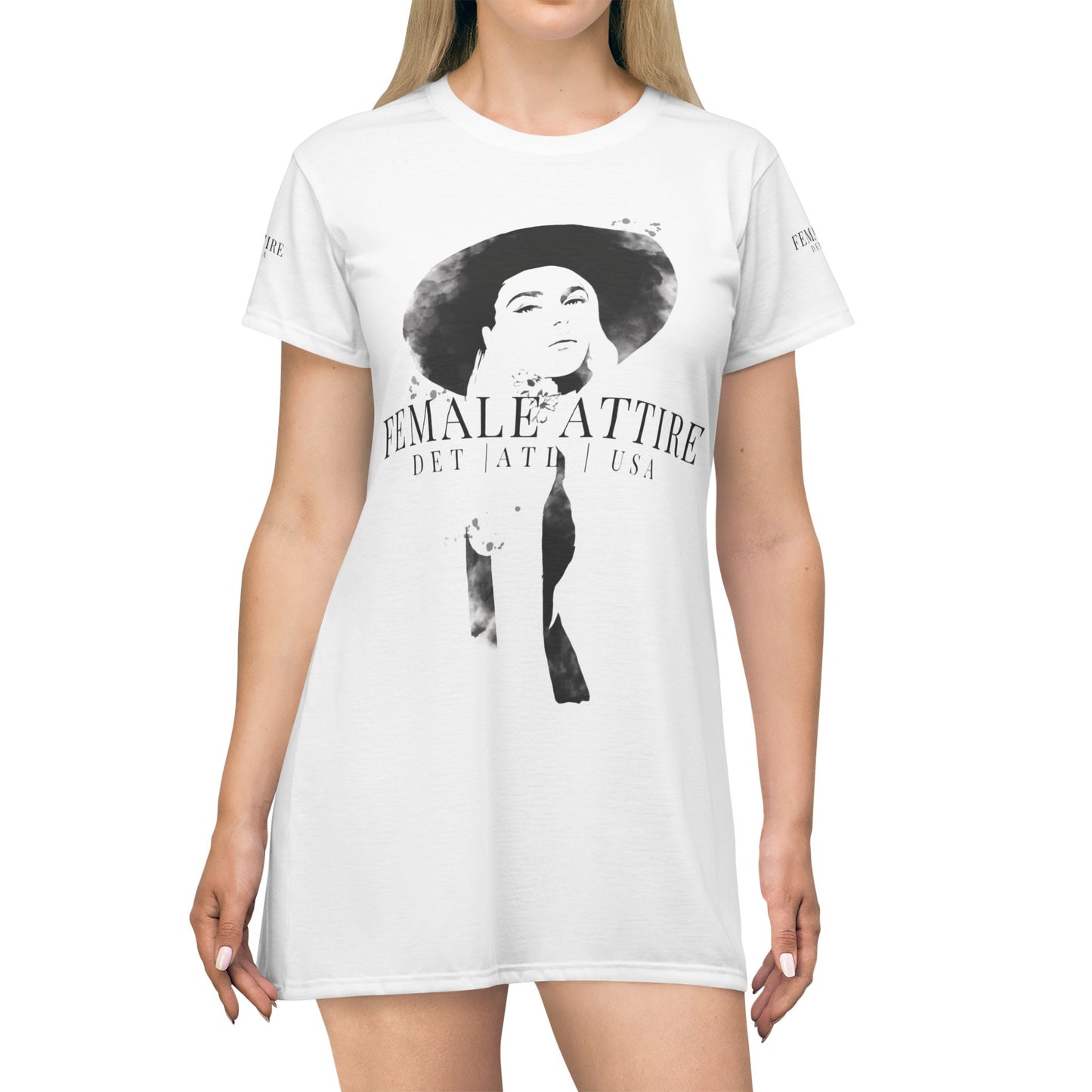 Stylish Female Attire T-Shirt Dress - Empower Your Look