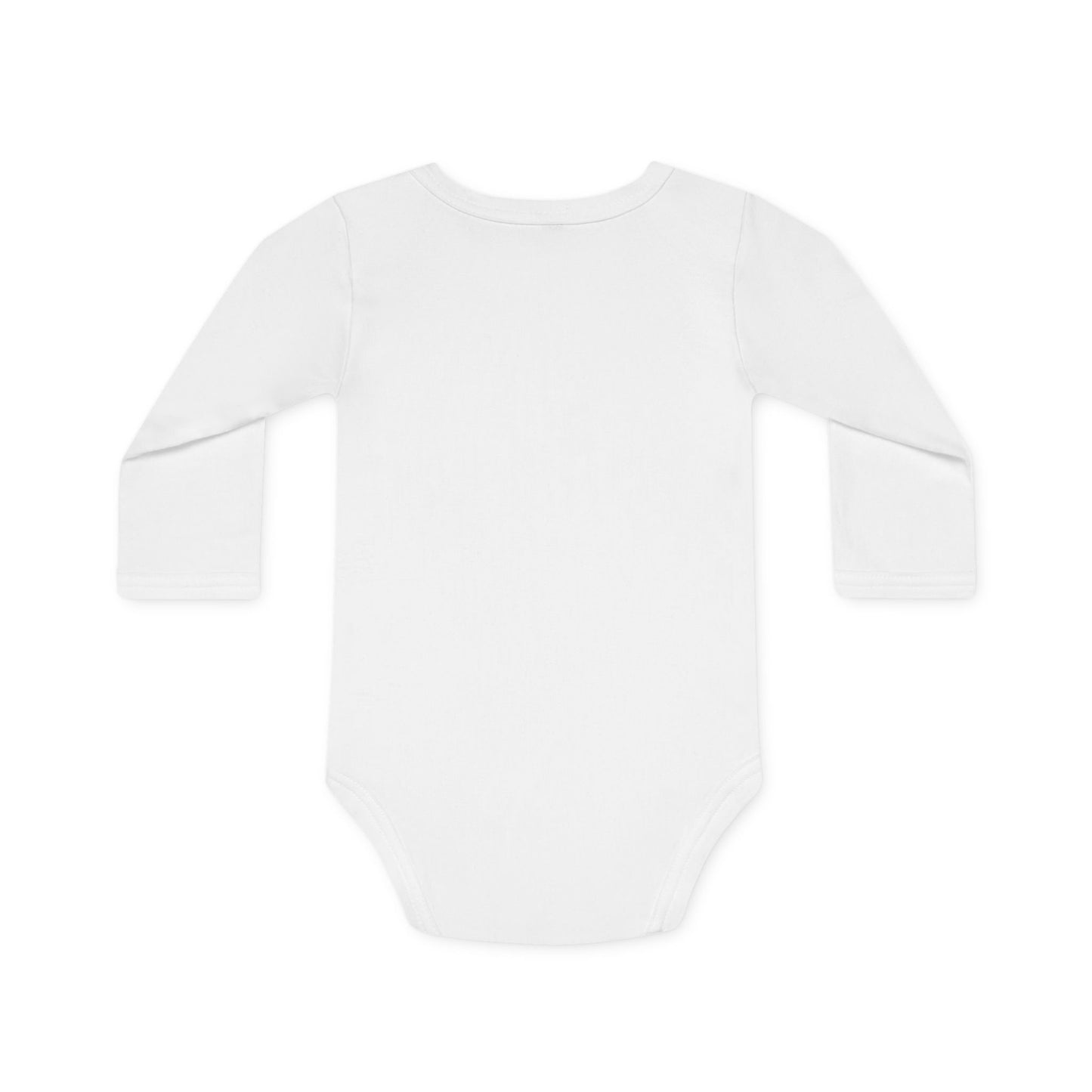 Super Kids Long-Sleeve Organic Baby Bodysuit - Cute & Colorful Design for Infants