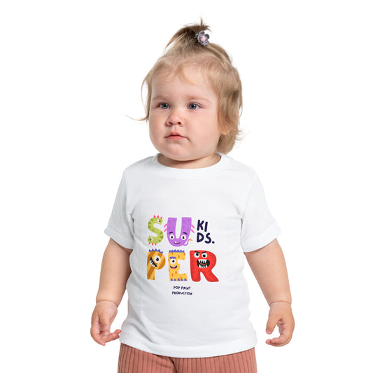 Super Kids Short Sleeve T-Shirt - Fun & Colorful Baby Tee