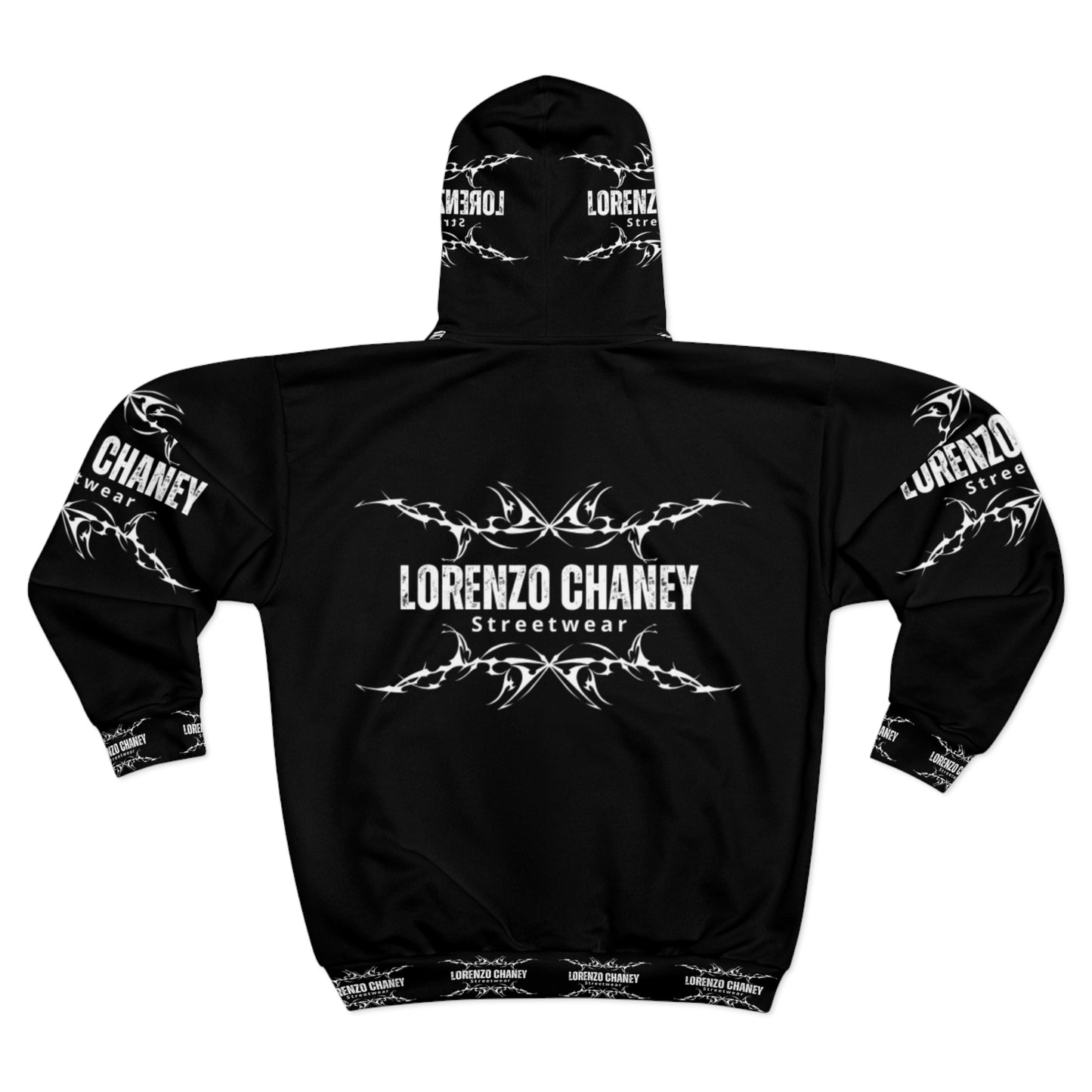 Unisex Zip Hoodie - Lorenzo Chaney Streetwear Graphic Hoodie