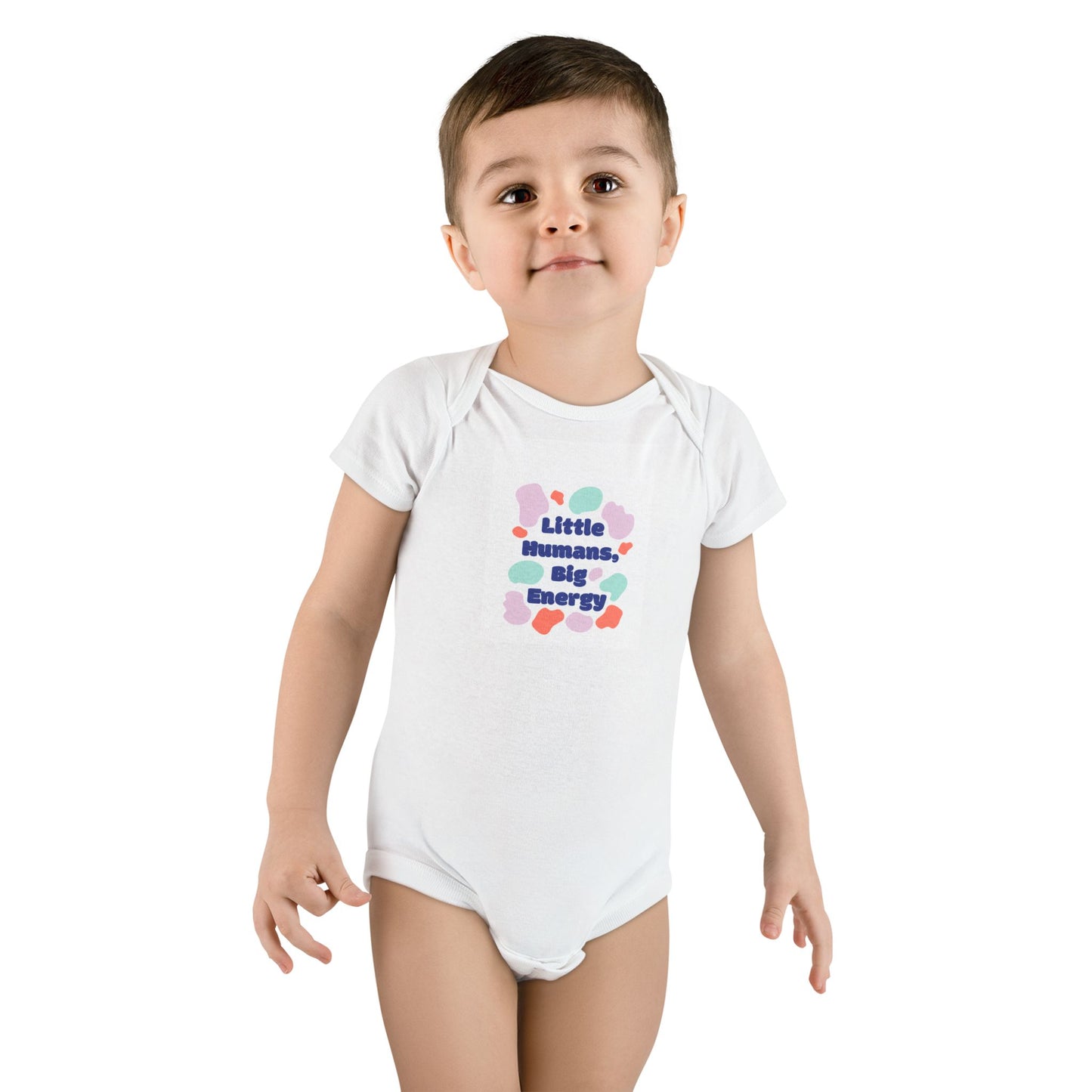 Fun Baby Onesie - 'Little Humans, Big Energy' Design