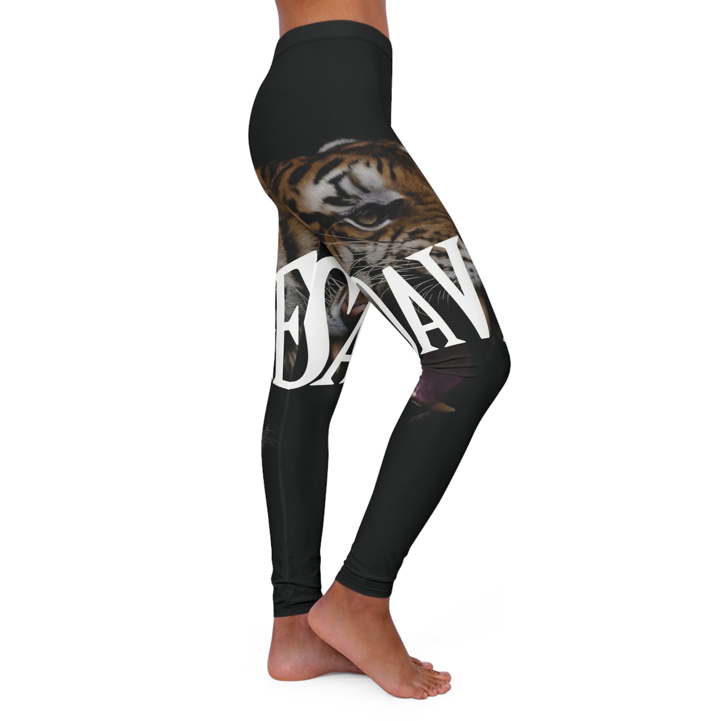 Bold Animal Print Women's Spandex Leggings - Comfort & Style