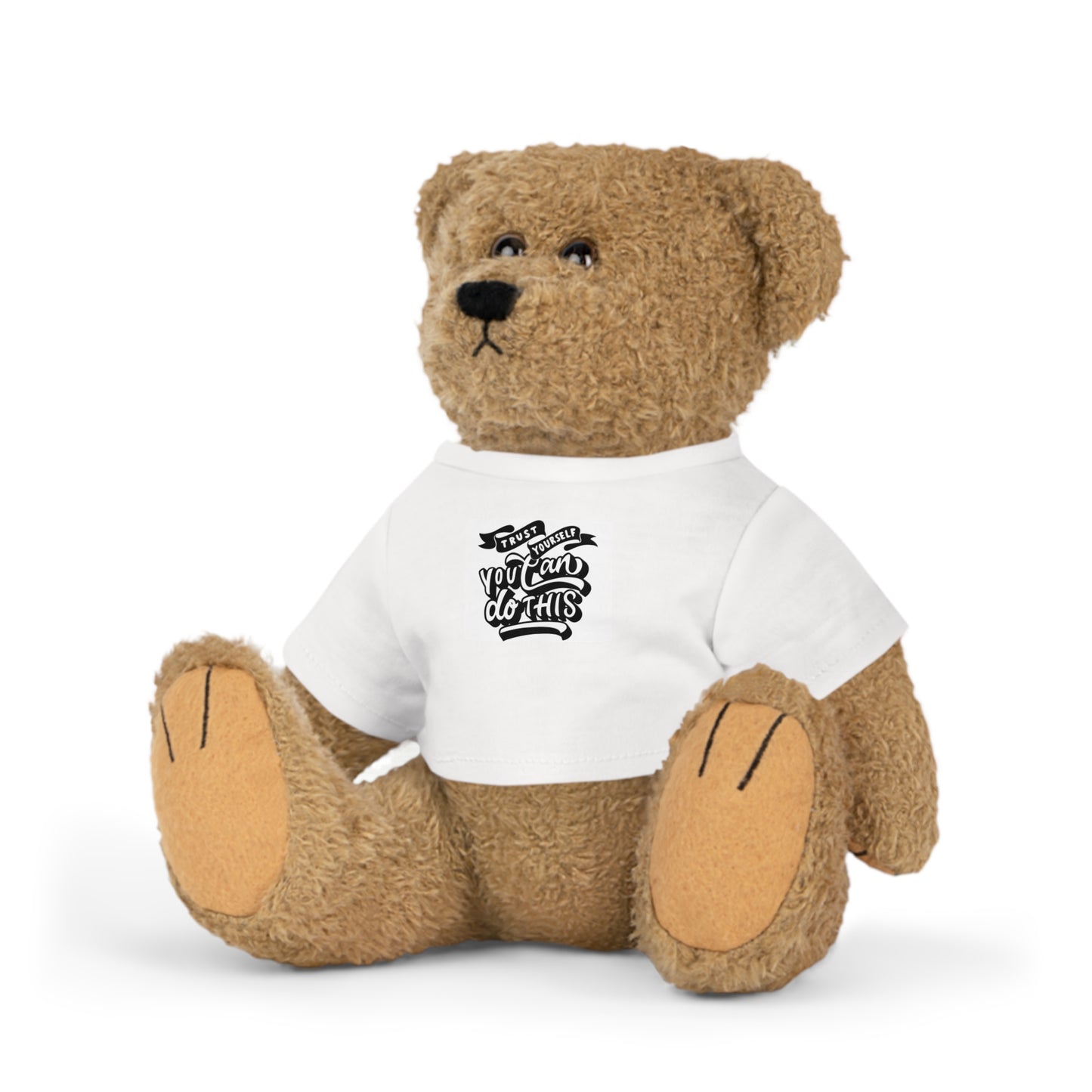 Inspirational Plush Toy with T-Shirt - "You Can Do This"