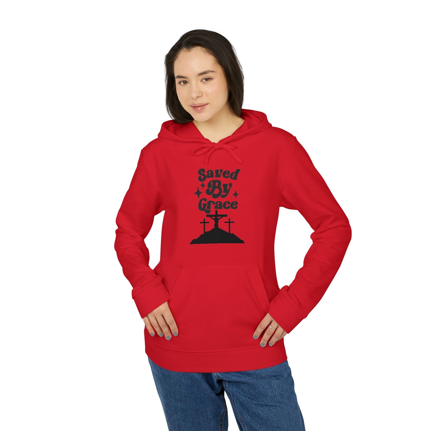 Saved By Grace adidas Unisex Fleece Hoodie