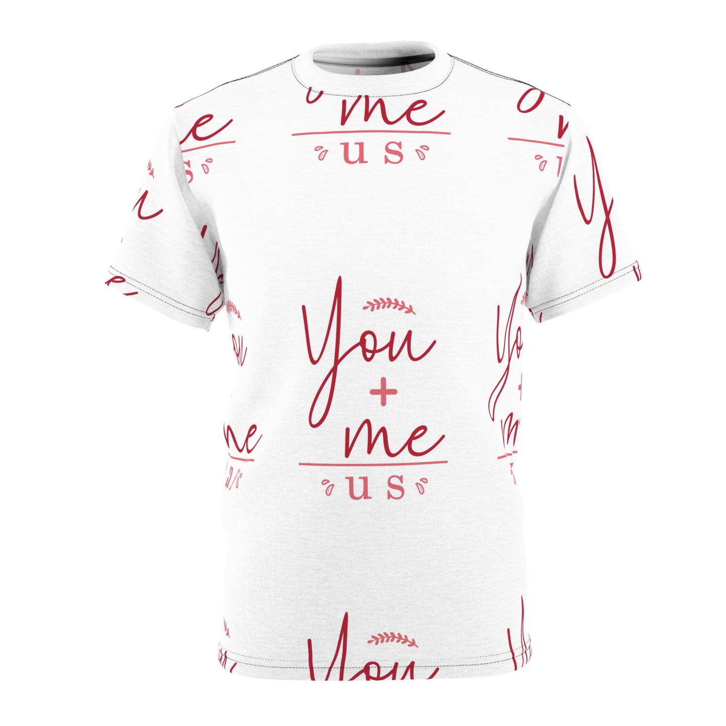 You + Me Unisex Sewn Tee - Romantic Couples Shirt for Everyday Love