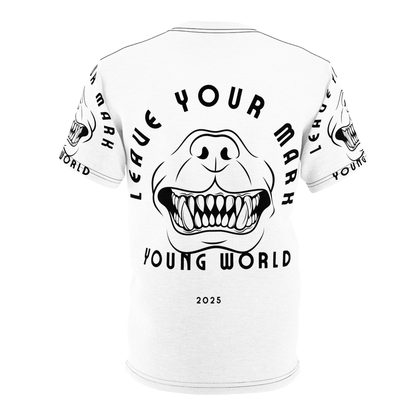 Young World Motivation Leave Your Mark Unisex Graphic Tee - Bold Design for Young Creatives