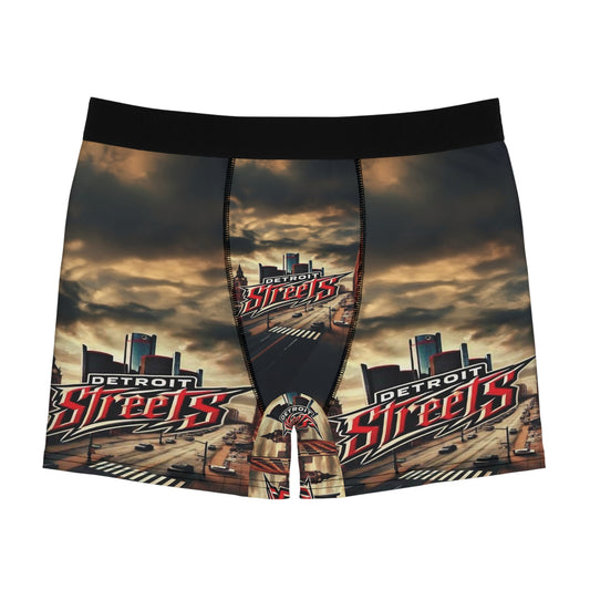 Detroit Streets Men's Boxer Briefs - Urban Style Underwear