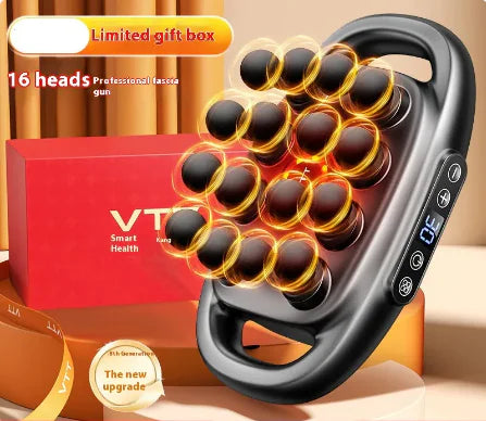 16-Head Deep Tissue Massage Gun